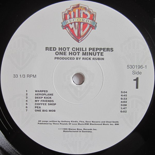 Red Hot Chili Peppers - One Hot Minute (1995) - Mint- LP Record 2015 Warner Vinyl & Insert - Alternative Rock / Funk Metal