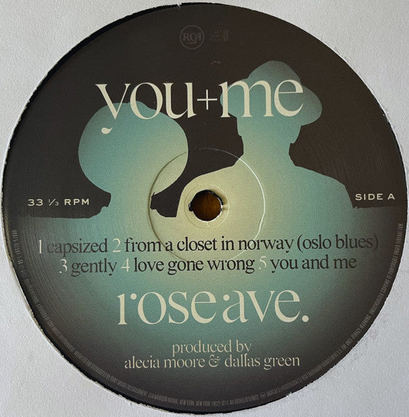 You+Me - Rose Ave. - Mint- LP Record 2014 RCA Dine Alone USA Vinyl & Insert - Rock / Folk Rock / Neofolk - Shuga Records