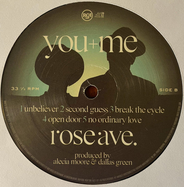You+Me - Rose Ave. - Mint- LP Record 2014 RCA Dine Alone USA Vinyl & Insert - Rock / Folk Rock / Neofolk - Shuga Records