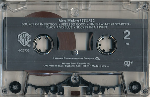 Van Halen – OU812 - Used Cassette 1988 Warner Tape - Hard Rock / Heavy Metal