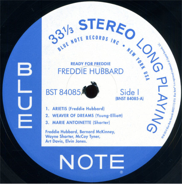 Freddie Hubbard - Ready For Freddie (1962) - Mint- LP Record 2014 Blue Note USA Vinyl - Jazz / Hard Bop - Shuga Records