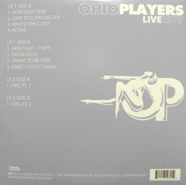 Ohio Players ‎– Live 1977 - New 2 LP Record 2013 Goldenlane USA Vinyl - Funk - Shuga Records