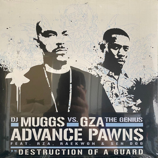 DJ Muggs vs. GZA The Genius - Advance Pawns / Destruction Of A Guard - VG+ 12" Single Record 2005 Angeles Up Above USA Vinyl - Hip Hop