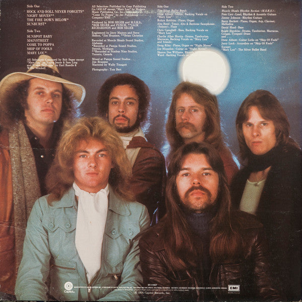 Bob Seger And The Silver Bullet Band - Night Moves VG+ LP Record 1976 Capitol USA Original Vinyl - Pop Rock / Classic Rock - Shuga Records