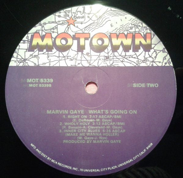 Marvin Gaye - What's Going On (1971) - Mint- LP Record 1980's Tamla USA Vinyl - Soul / Funk - Shuga Records