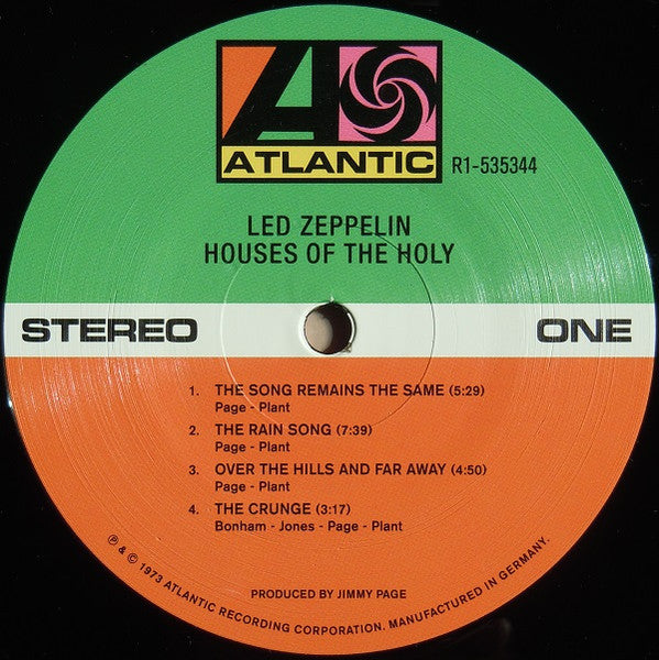 Led Zeppelin - Houses of the Holy (1973) - Mint- LP Record 2014 Atlantic 180 gram Vinyl & Insert - Classic Rock - Shuga Records