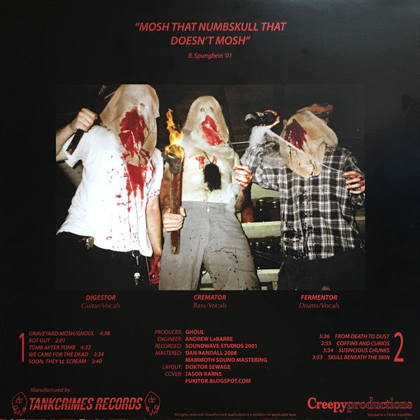 Ghoul - We Came For The Dead (2002) - Mint- LP Record 2014 Tankcrimes Red Vinyl & Insert - Death Metal / Thrash / Grindcore