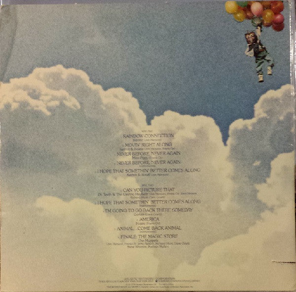 Jim Henson & The Muppets - The Muppet Movie - Original Recording - VG LP Record 1979 Atlantic USA Vinyl - Soundtrack - Shuga Records