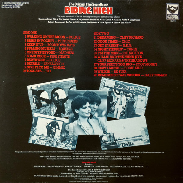 Various - Riding High (The Original Film Soundtrack) - Mint- LP Record 1981 Jambo Arrival Netherlands - Shuga Records