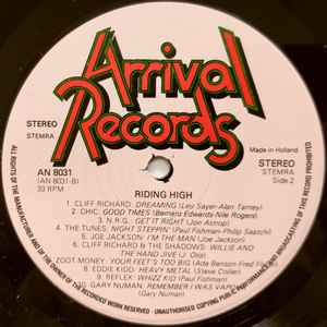 Various - Riding High (The Original Film Soundtrack) - Mint- LP Record 1981 Jambo Arrival Netherlands - Shuga Records