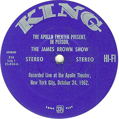 James Brown - James Brown Live At The Apollo - VG LP Record 1963 King USA Original Misprint Vinyl - Rhythm & Blues / Funk / Soul - Shuga Records