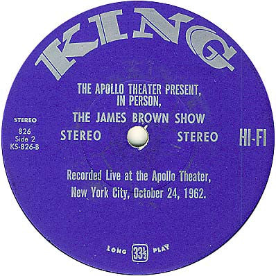 James Brown - James Brown Live At The Apollo - VG LP Record 1963 King USA Original Misprint Vinyl - Rhythm & Blues / Funk / Soul - Shuga Records
