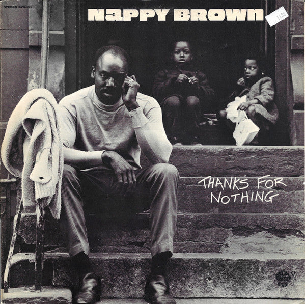 Nappy Brown - Thanks For Nothing - VG+ LP Record (VG cover) 1969 Elephant V Ltd USA Original Vinyl - Electric Blues / Soul - Shuga Records
