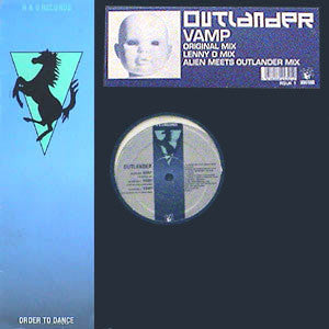 Outlander - Vamp - VG+ 12" Single Record 1991 R & S UK Vinyl - Techno - Shuga Records