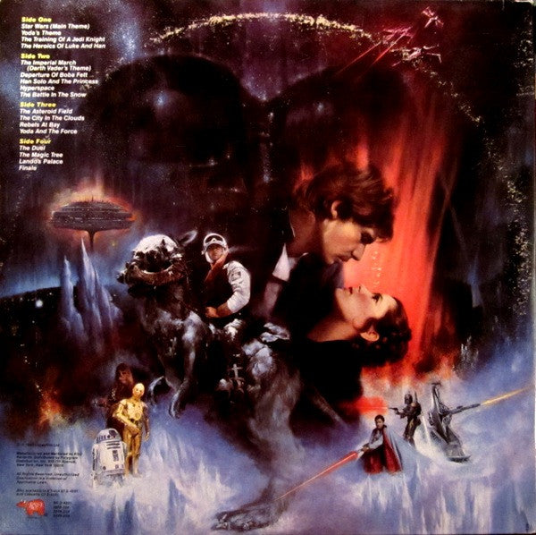 John Williams, The London Symphony Orchestra ‎– Star Wars / The Empire Strikes Back - VG+ 2 LP Record 1980 RSO USA Original Vinyl - Soundtrack - Shuga Records