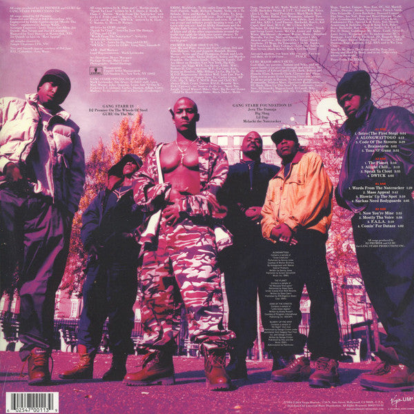 Gang Starr - Hard To Earn (1993) - VG+ 2 LP Record 2014 Virgin USA 180 gram Vinyl - Hip Hop / Conscious - Shuga Records