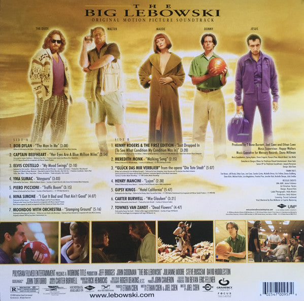 Various - The Big Lebowski - Original Motion Picture (1998) - New LP Record 2014 Mercury Vinyl - Soundtrack - Shuga Records