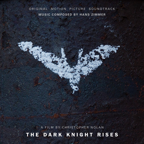 Hans Zimmer - Batman - The Dark Knight Rises (Original Motion Picture 2012) - Mint- 2 LP Record 2014 WaterTower Hot Topic Exclusive Dark Blue/Black Marbled Vinyl - Soundtrack