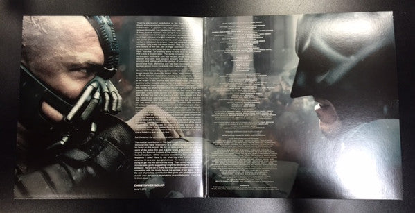 Hans Zimmer - Batman - The Dark Knight Rises (Original Motion Picture 2012) - Mint- 2 LP Record 2014 WaterTower Hot Topic Exclusive Dark Blue/Black Marbled Vinyl - Soundtrack