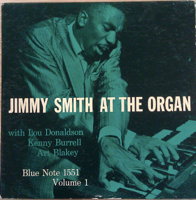 Jimmy Smith - Jimmy Smith At The Organ (Volume 1) - VG- (LOW grade) LP Record 1958 Blue Note Mono USA Vinyl - Jazz / Hard Bop - Shuga Records