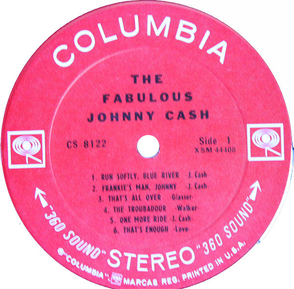 Johnny Cash - The Fabulous Johnny Cash (1958) - Mint- (VG+ cover) LP Record 1967 Columbia USA 360 Sound Vinyl - Country / Rockabilly - Shuga Records