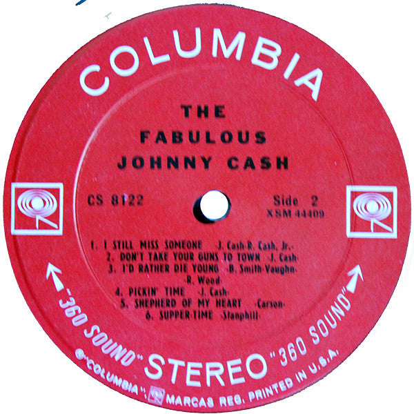 Johnny Cash - The Fabulous Johnny Cash (1958) - Mint- (VG+ cover) LP Record 1967 Columbia USA 360 Sound Vinyl - Country / Rockabilly - Shuga Records