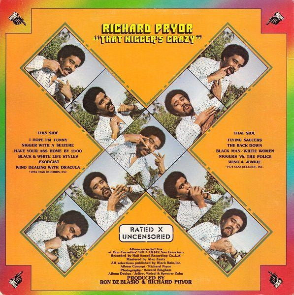 Richard Pryor ‎– That Nigger's Crazy - VG+ LP Record 1974 Partee USA Vinyl - Comedy - Shuga Records