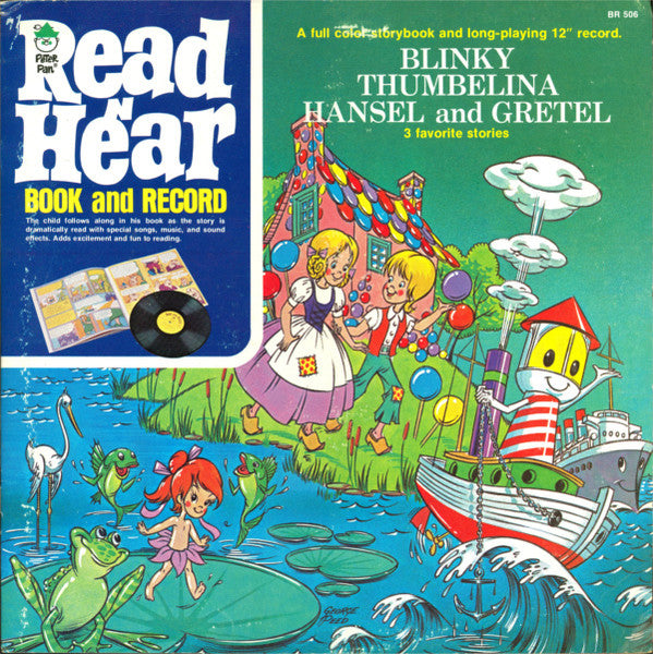 Peter Pan Singers And Players - Blinky, Thumbelina, Hansel And Gretel - VG+ LP Record 1973 Peter Pan USA Vinyl & Book - Children's / Story - Shuga Records