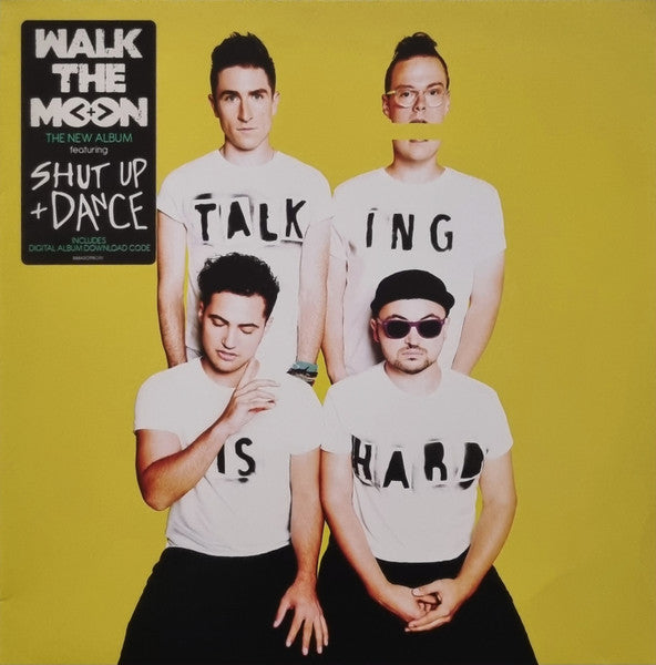 Walk The Moon - Talking Is Hard - New LP Record 2014 RCA Vinyl, Insert & Download - Pop Rock / Indie Pop - Shuga Records