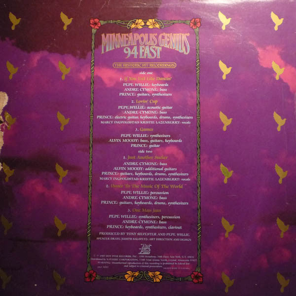 94 East - Minneapolis Genius - VG+ LP Record 1985 Hot Pink Records USA Vinyl - Pop Funk Soul - Shuga Records