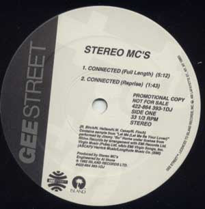 Stereo MC's – Connected - VG+ 12" Single Record USA Promo Vinyl - Trip Hop / Downtempo / Electronic