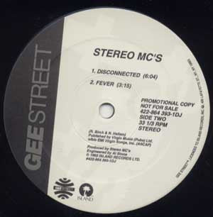 Stereo MC's – Connected - VG+ 12" Single Record USA Promo Vinyl - Trip Hop / Downtempo / Electronic - Shuga Records
