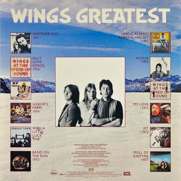 Wings - Wings Greatest - VG+ LP Record 2018 Capitol MPL USA Vinyl & Poster - Pop Rock - Shuga Records