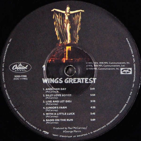 Wings - Wings Greatest - VG+ LP Record 2018 Capitol MPL USA Vinyl & Poster - Pop Rock - Shuga Records