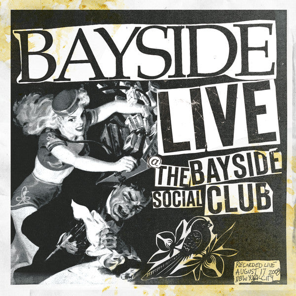 Bayside - Live @ The Bayside Social Club (2008) - Mint- 2 LP Record 2014 Victory USA Yellow Vinyl & Download - Pop Punk / Rock & Roll - Shuga Records