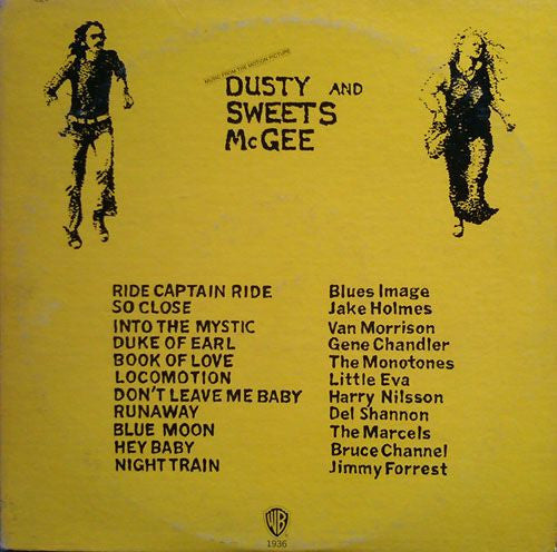 Various - Original Music From The Motion Picture Dusty And Sweets McGee - VG+ LP Record 1971 Warner USA Vinyl - Soundtrack - Shuga Records