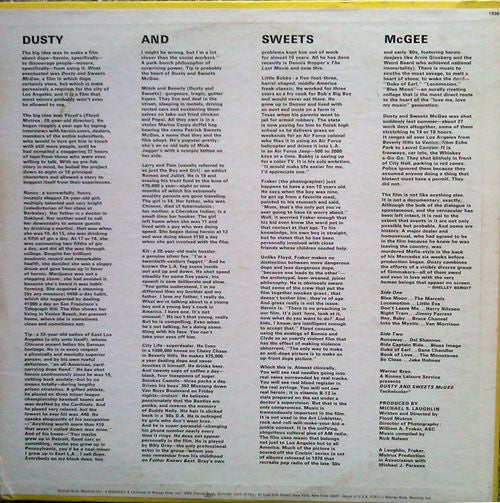 Various - Original Music From The Motion Picture Dusty And Sweets McGee - VG+ LP Record 1971 Warner USA Vinyl - Soundtrack - Shuga Records