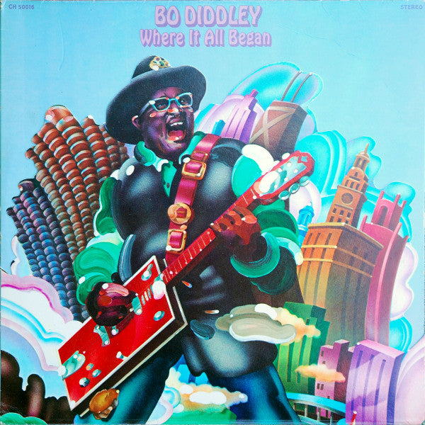 Bo Diddley - Where It All Began - Mint- LP Record 1972 Chess USA Original Vinyl & Die-cut Cover - Chicago Blues / Rhythm & Blues / Funk - Shuga Records