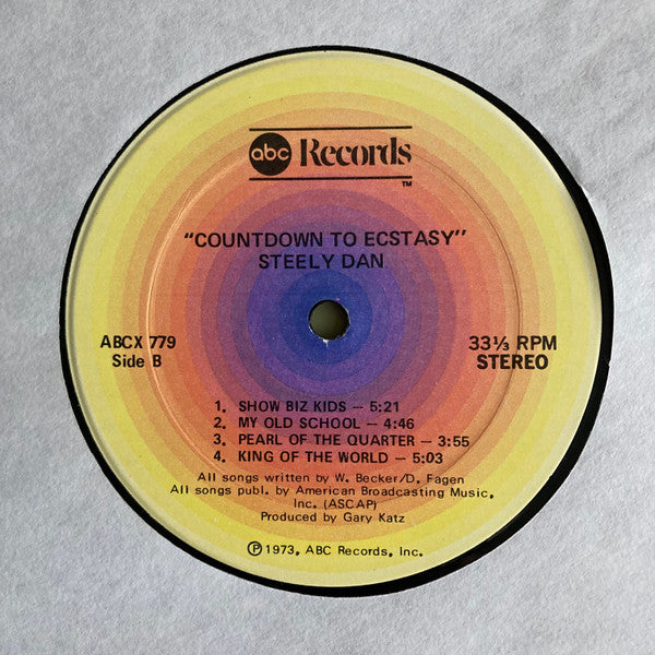 Steely Dan - Countdown To Ecstasy (1973) - VG+ LP Record 1974 ABC USA Vinyl - Pop Rock - Shuga Records