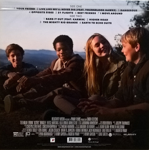 Various ‎– Earth To Echo (Music From The Motion Picture) - New LP Record 2014 Music On Vinyl ‎Europe Import Blue 180 gram VInyl & Numbered - Soundtrack - Shuga Records