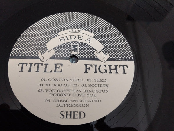 Title Fight - Shed - VG+ LP Record 2011 SideOneDummy Vinyl & Download - Hardcore / Punk - Shuga Records