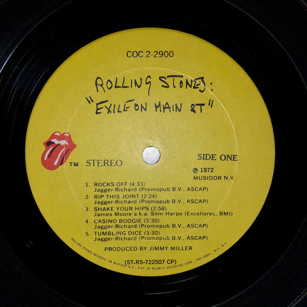 The Rolling Stones - Exile on Main St. - VG+ 2 LP Record 1972 Rolling Stones Records USA Original with Inner Sleeves - Classic Rock / Blues Rock - Shuga Records