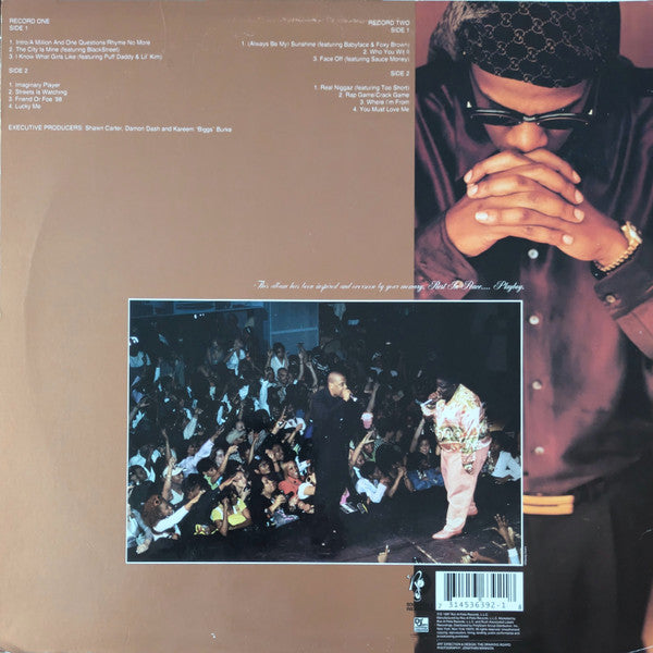 Jay-Z - In My Lifetime, Vol. 1 (1997) - Mint- 2 LP Record 2014 Roc-A-Fella USA Vinyl - Hip Hop - Shuga Records