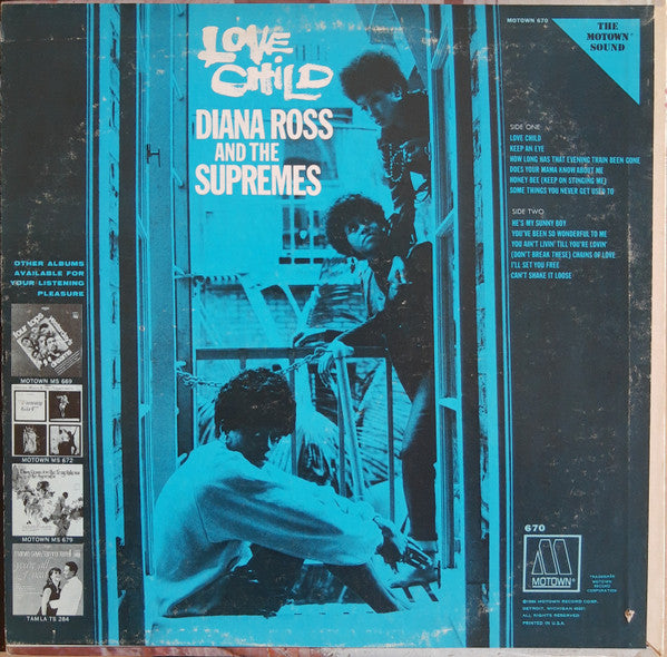 Diana Ross And The Supremes - Love Child - VG+ LP Record 1968 Motown Stereo Original Vinyl - Soul / Rhythm & Blues - Shuga Records