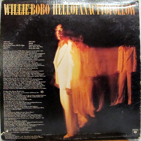 Willie Bobo - Hell Of An Act To Follow - Mint- LP Record 1978 Columbia USA Promo Vinyl - Latin Jazz / Soul / Fusion
