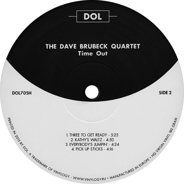 The Dave Brubeck Quartet - Time Out (1959) - Mint- LP Record 2015 DOL 180 gram Vinyl - Jazz / Hard Bop - Shuga Records