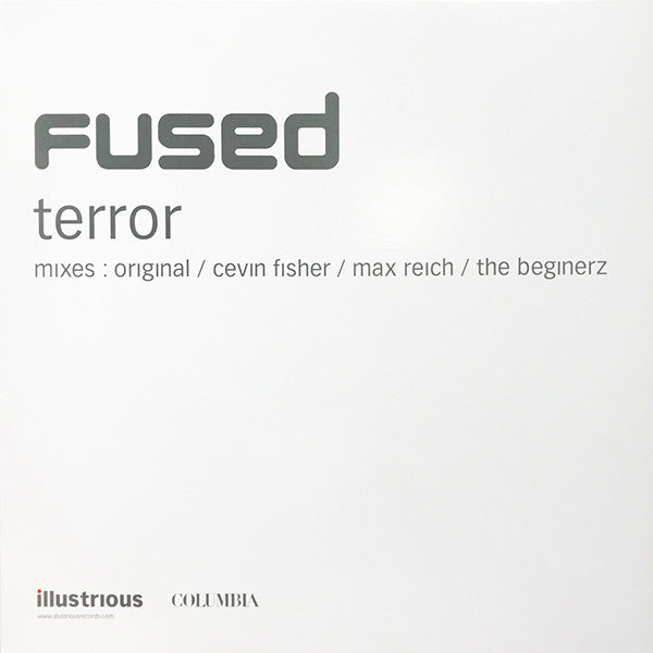 Fused - Terror - VG+ 2x 12" Single Record 2002 Illustrious UK Promo Vinyl - House - Shuga Records