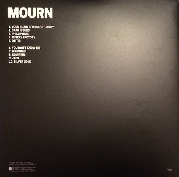 Mourn - Mourn - New LP Record 2015 Captured Tracks USA Vinyl & Download - Indie Rock / Punk - Shuga Records