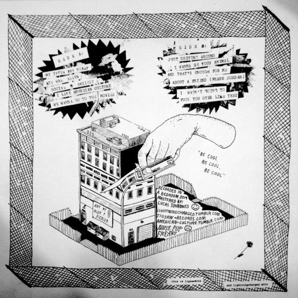 American Culture - Pure American Gum - VG+ LP Record 2015 Jigsaw Lightning Charged USA Vinyl & Insert - Indie Rock / Lo-Fi - Shuga Records