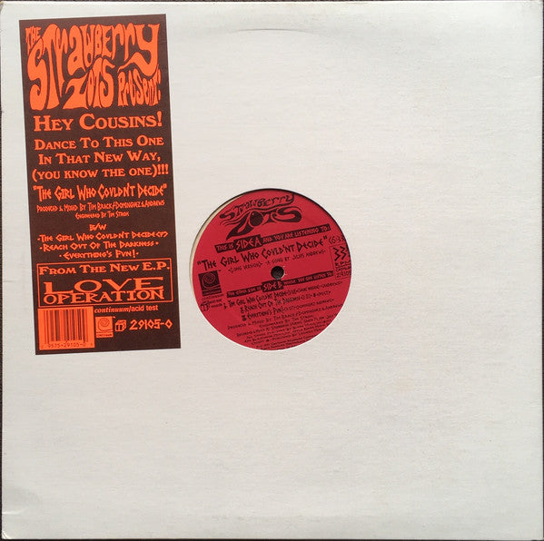 The Strawberry Zots - The Girl Who Couldn't Decide - Mint- EP Record 1991 Continuum Acid Test USA Vinyl - Alternative Rock